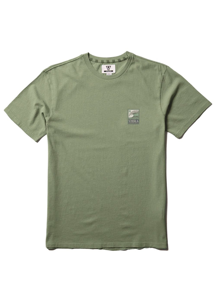 Vissla Peaky Tee in Sage, view 2