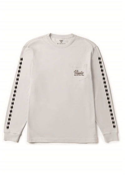 Handmade Premium Ls Pkt Tee WHT