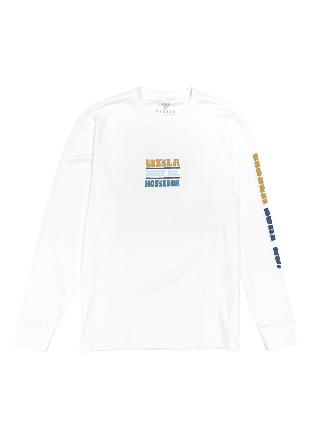 Vissla Hossegor La Graviere Ls Tee in White, view 2