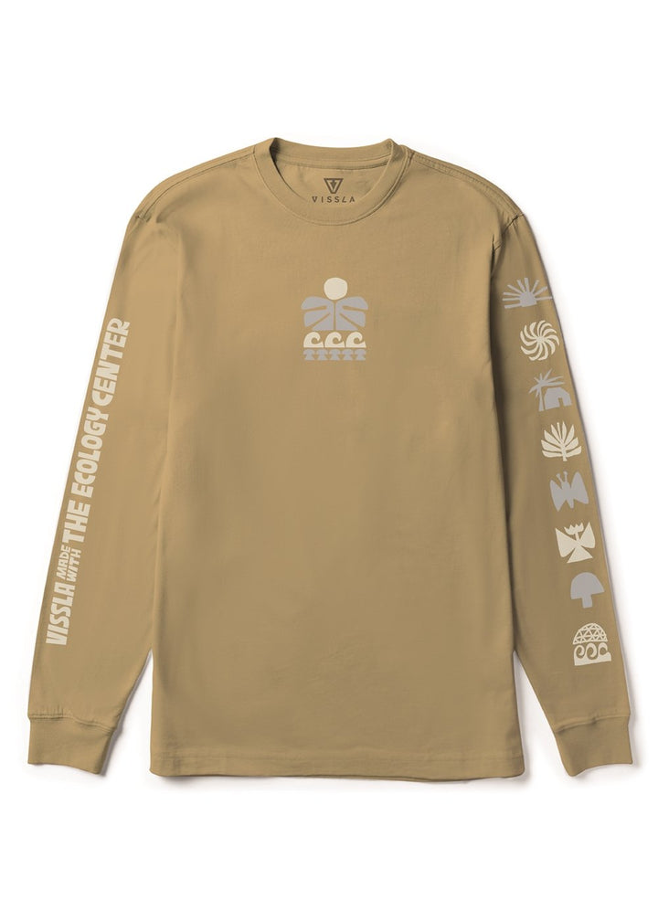 Vissla Tec Abundant Longsleeve Tee in Bronze