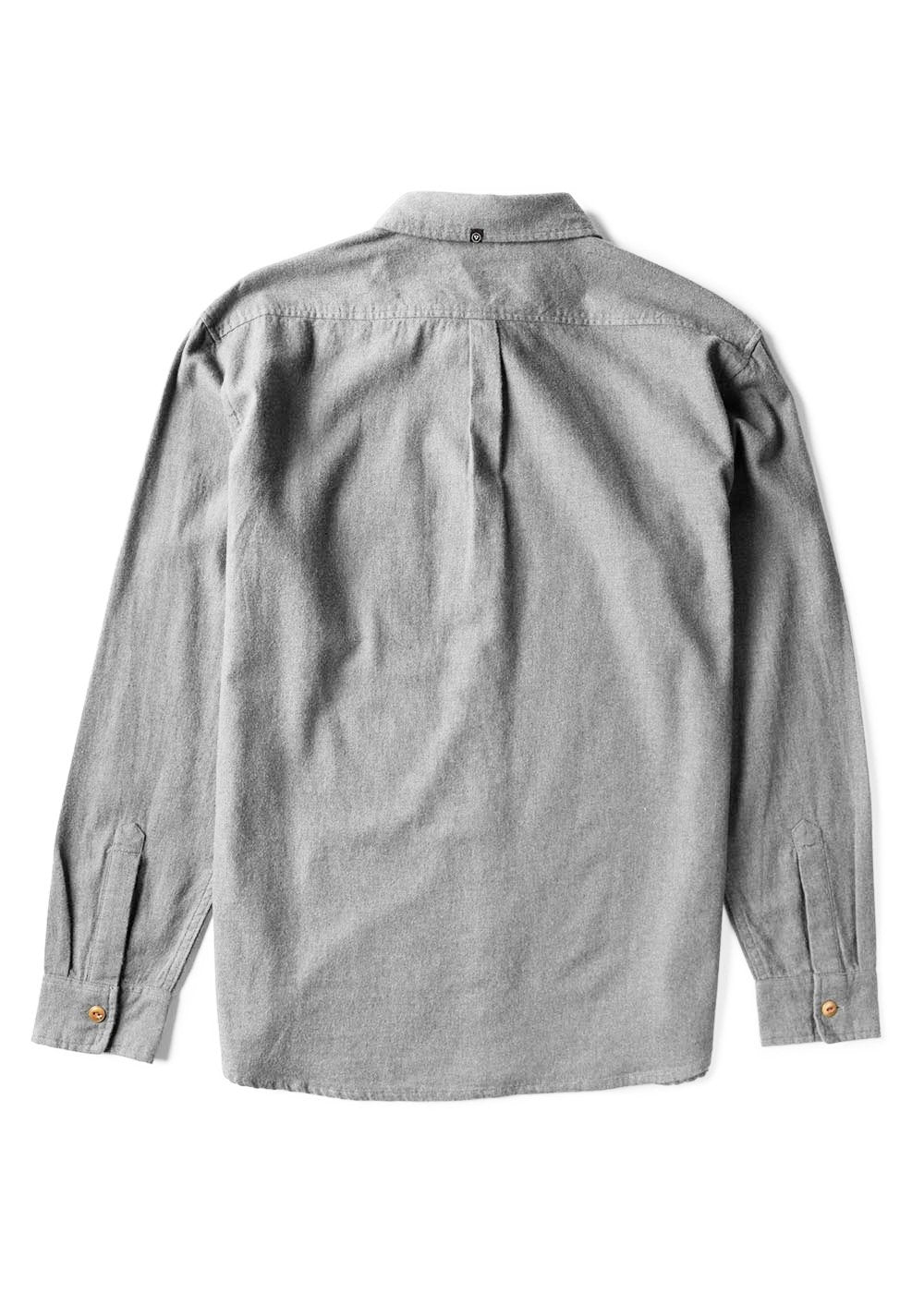Vissla Go To Shirt in Light Grey Heather, view 2