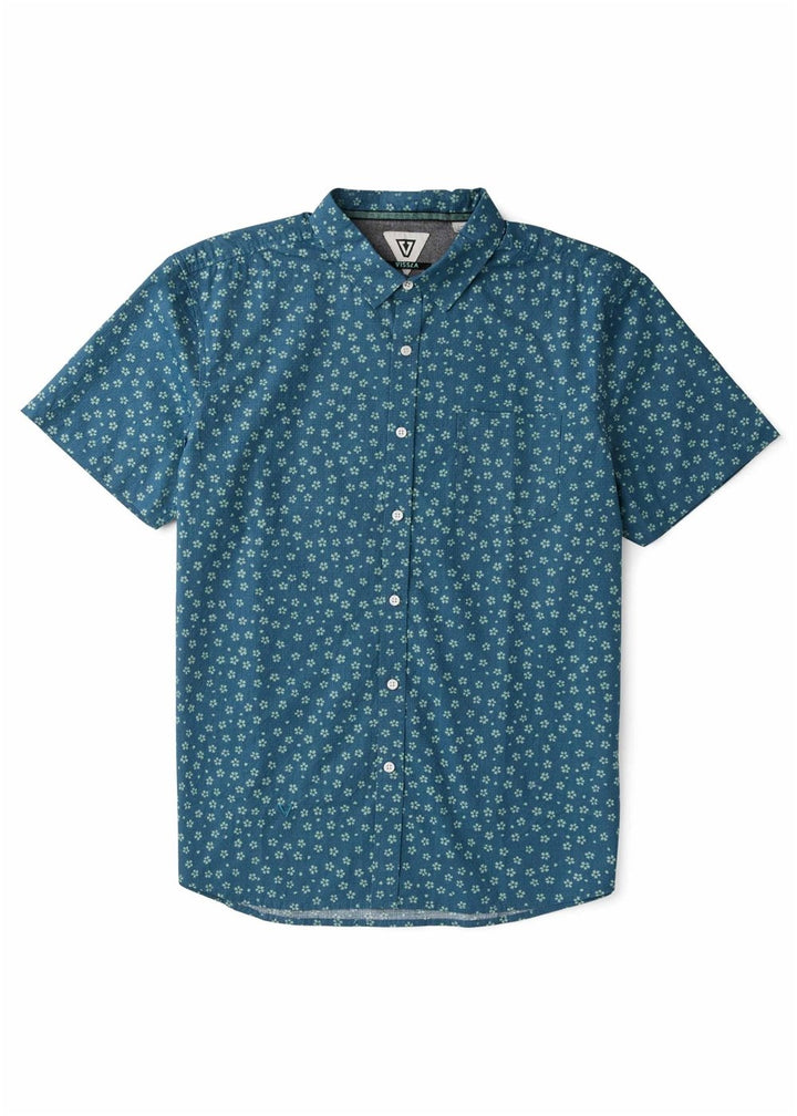Vissla Bongo Circle Eco Shirt in Tidal Blue