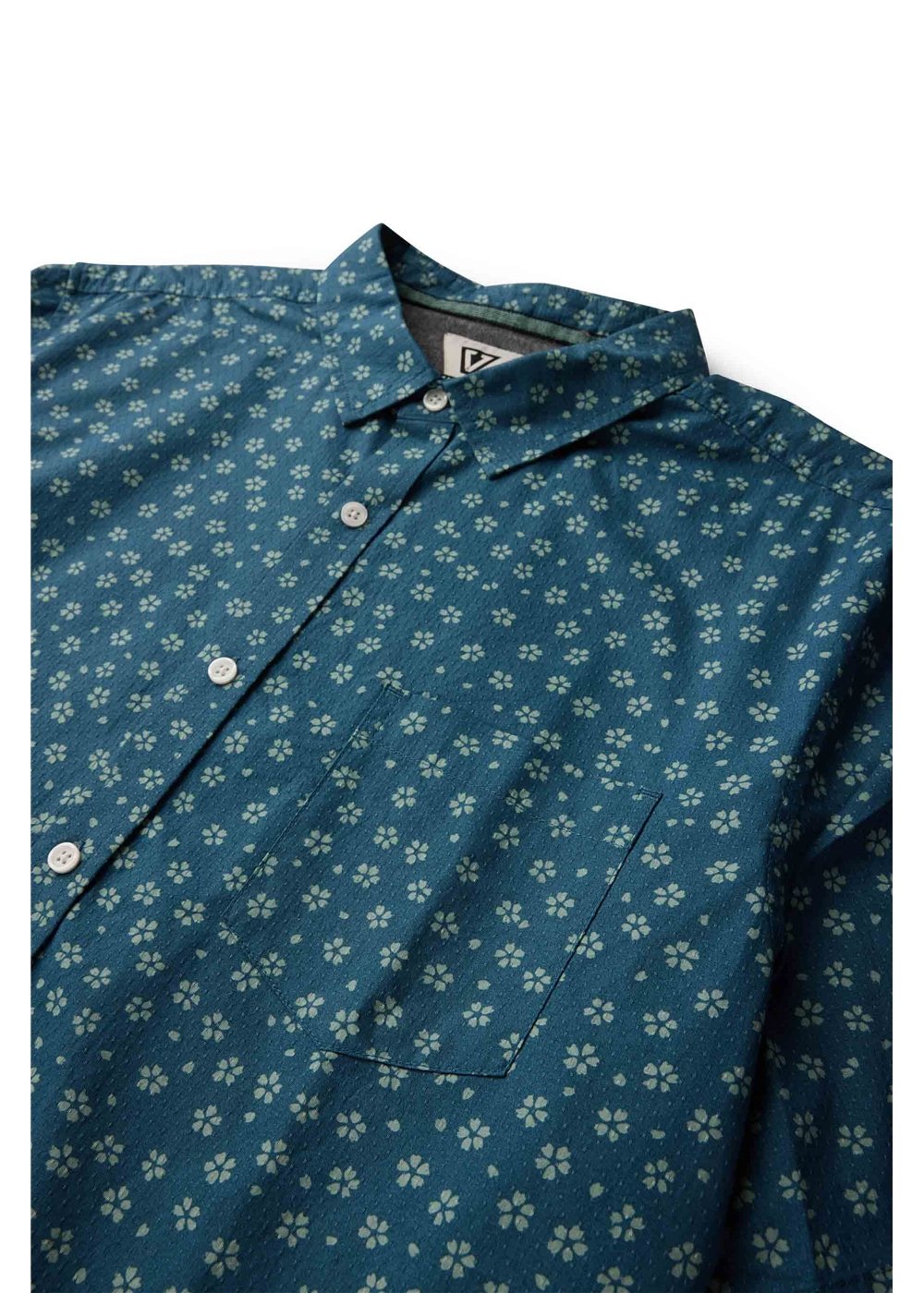Vissla Bongo Circle Eco Shirt in Tidal Blue, view 3