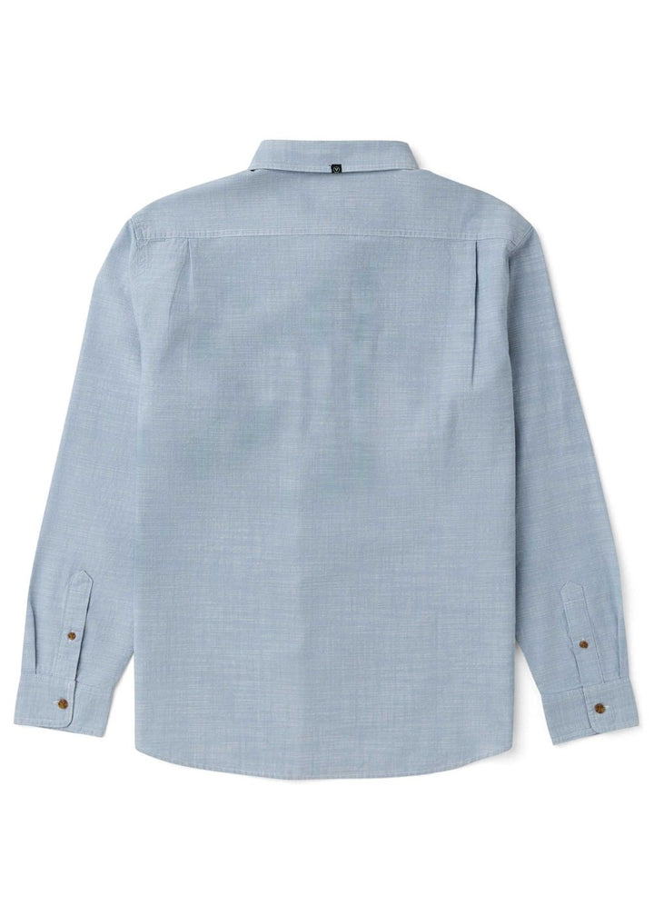 Vissla Far Away Eco Shirt in Faded Denim, view 2