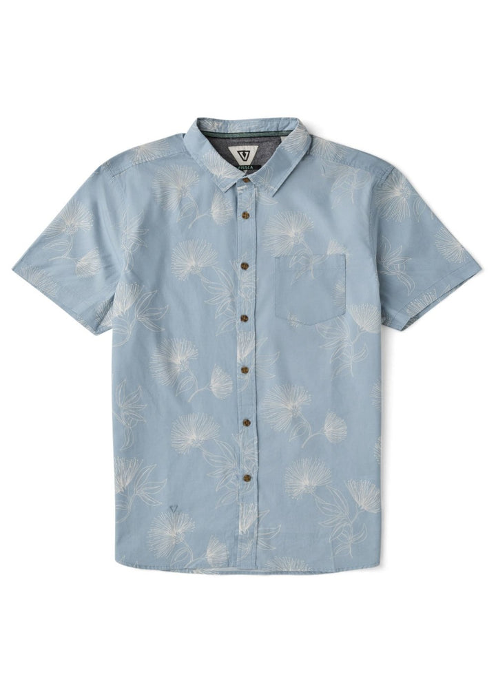 Vissla Happy Hours Eco Shirt in Faded Denim