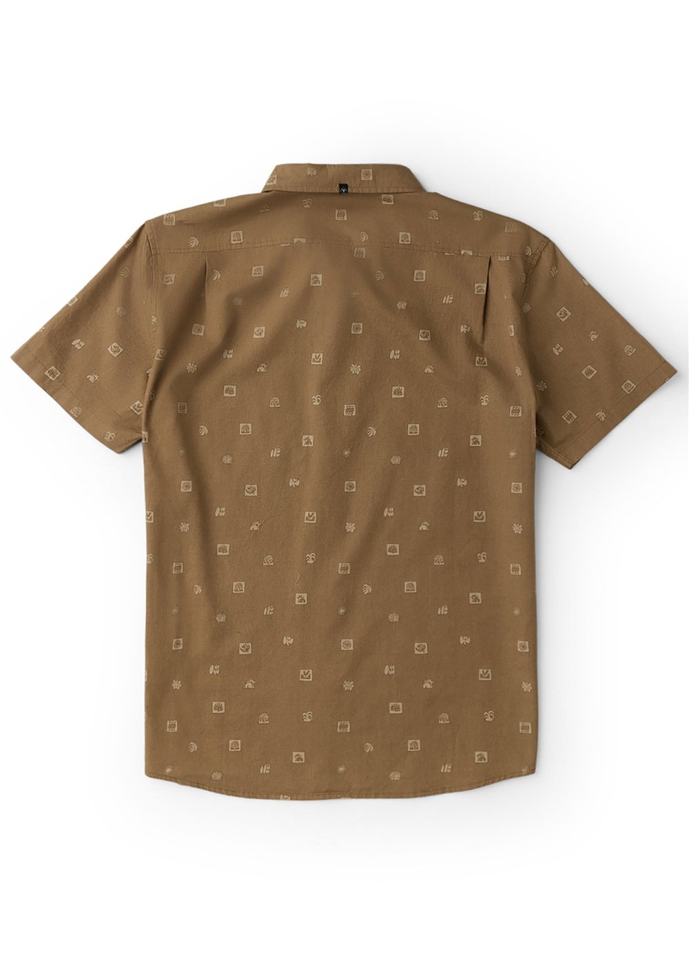 Vissla Ecology Marks Eco Ss Shirt in Dark Khaki, view 3
