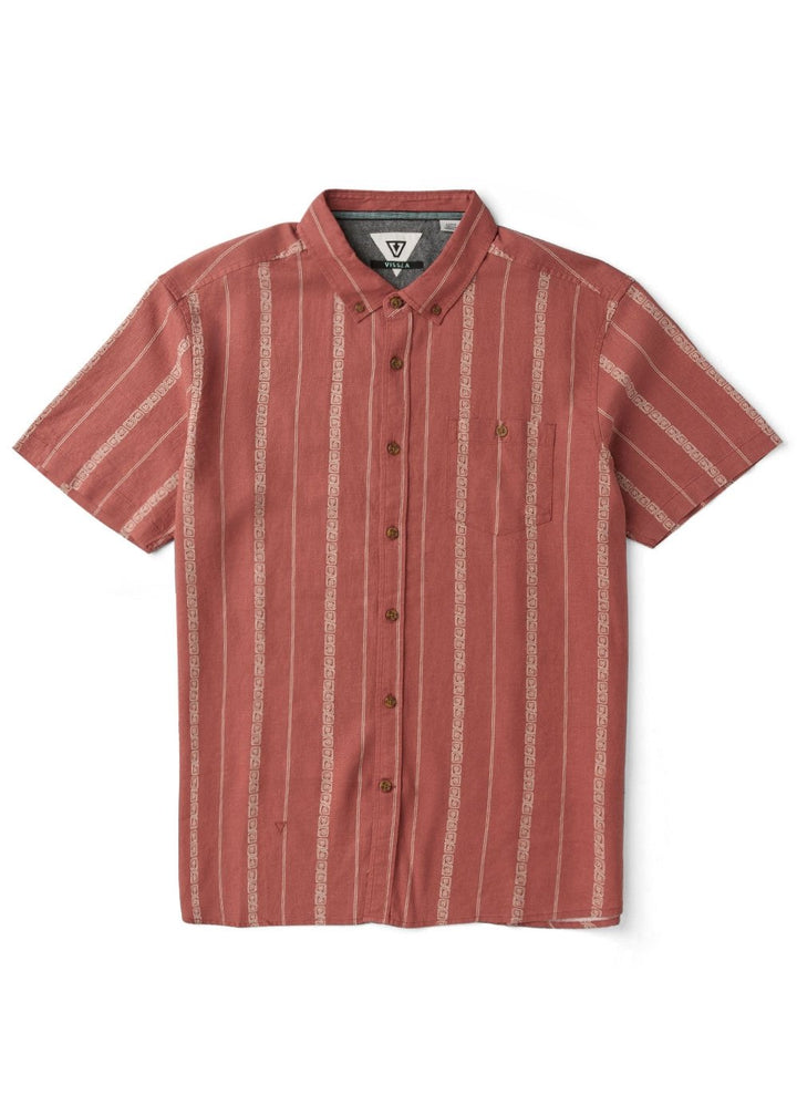 Vissla Lost Coast Shirt in Retro Red