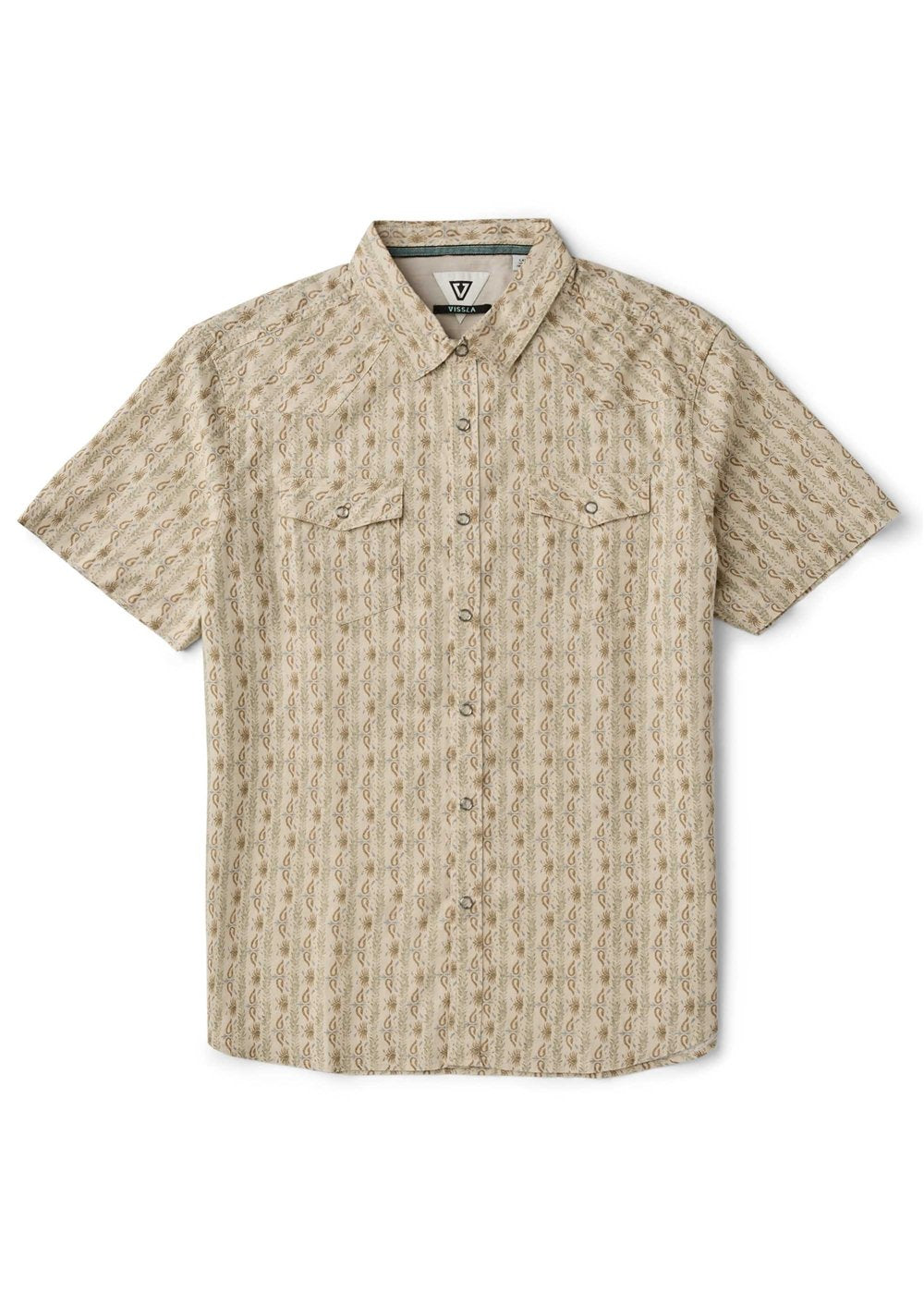 Vissla Out West Shirt in Sand