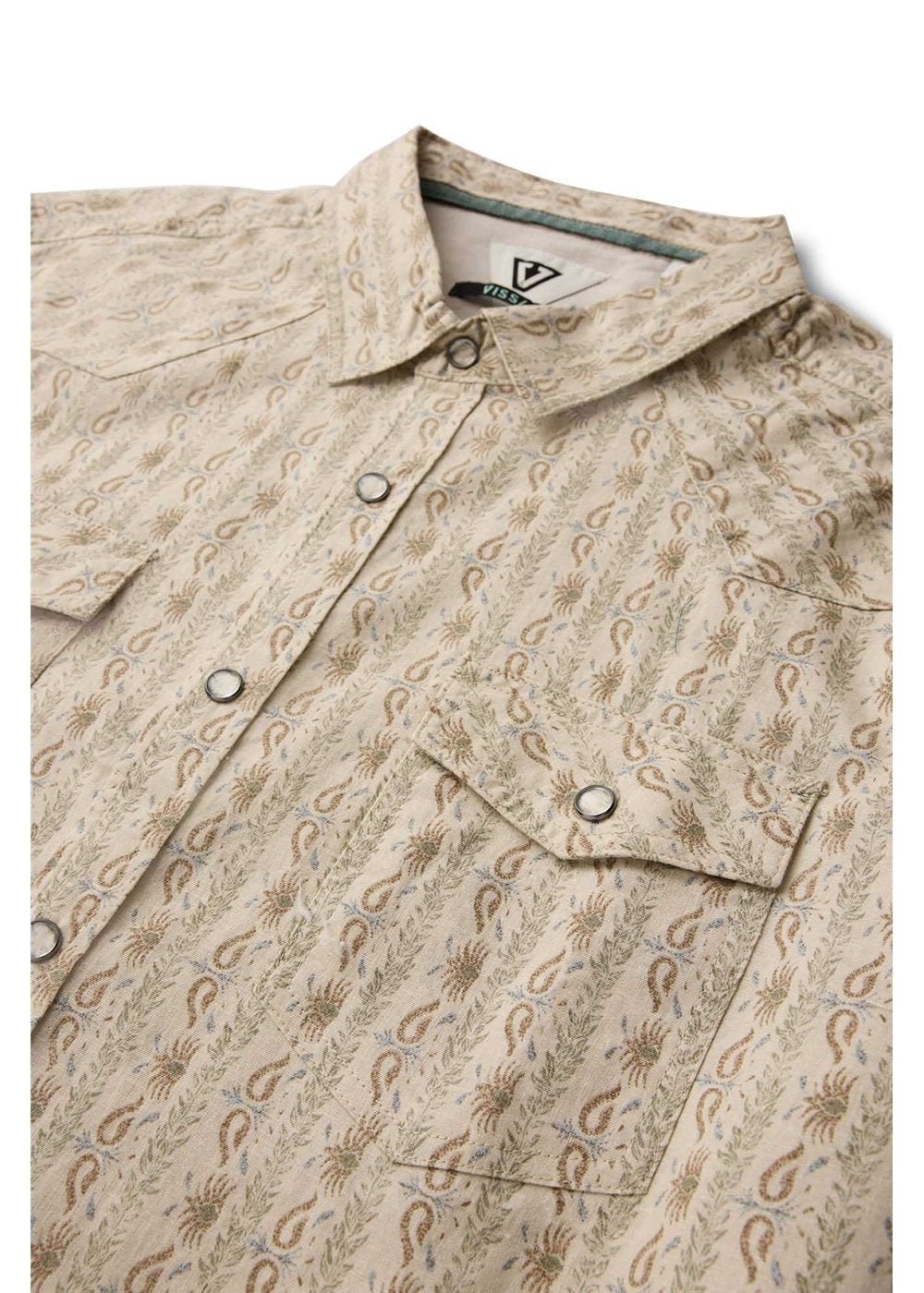Vissla Out West Shirt in Sand, view 3
