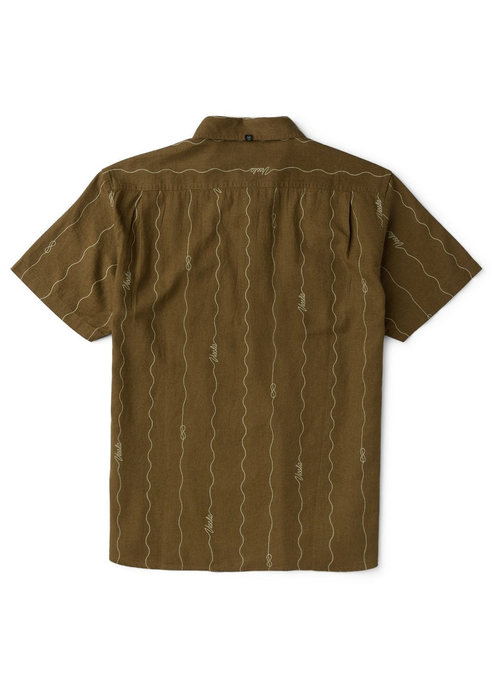 Vissla Round Up Shirt in Dark Earth, view 2