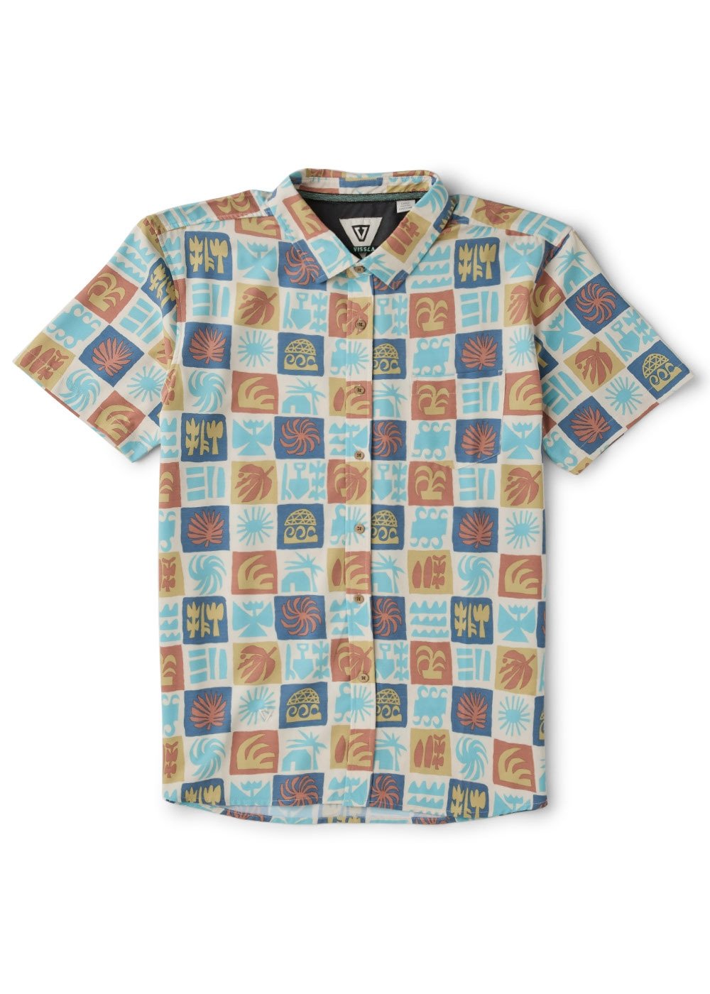 Vissla Ecology Center Hybrid Eco Ss Shirt in Sand
