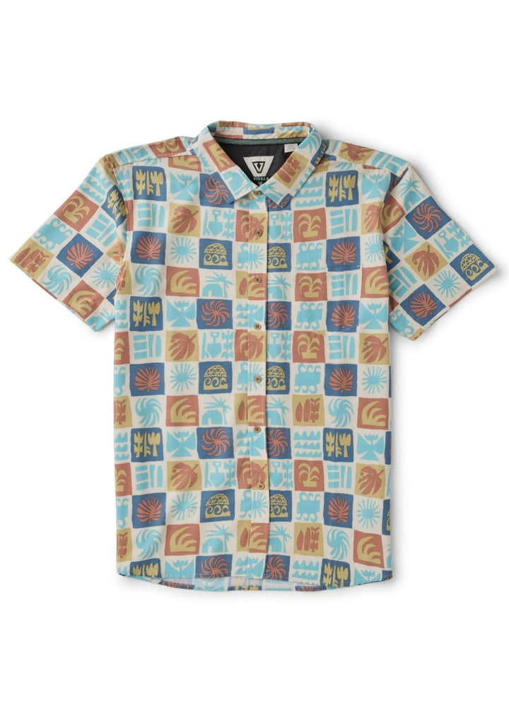 Vissla Ecology Center Hybrid Eco Ss Shirt in Sand