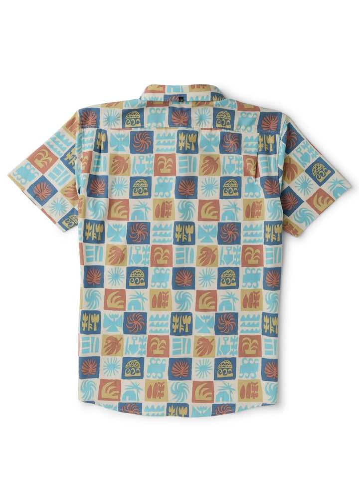 Vissla Ecology Center Hybrid Eco Ss Shirt in Sand, view 2