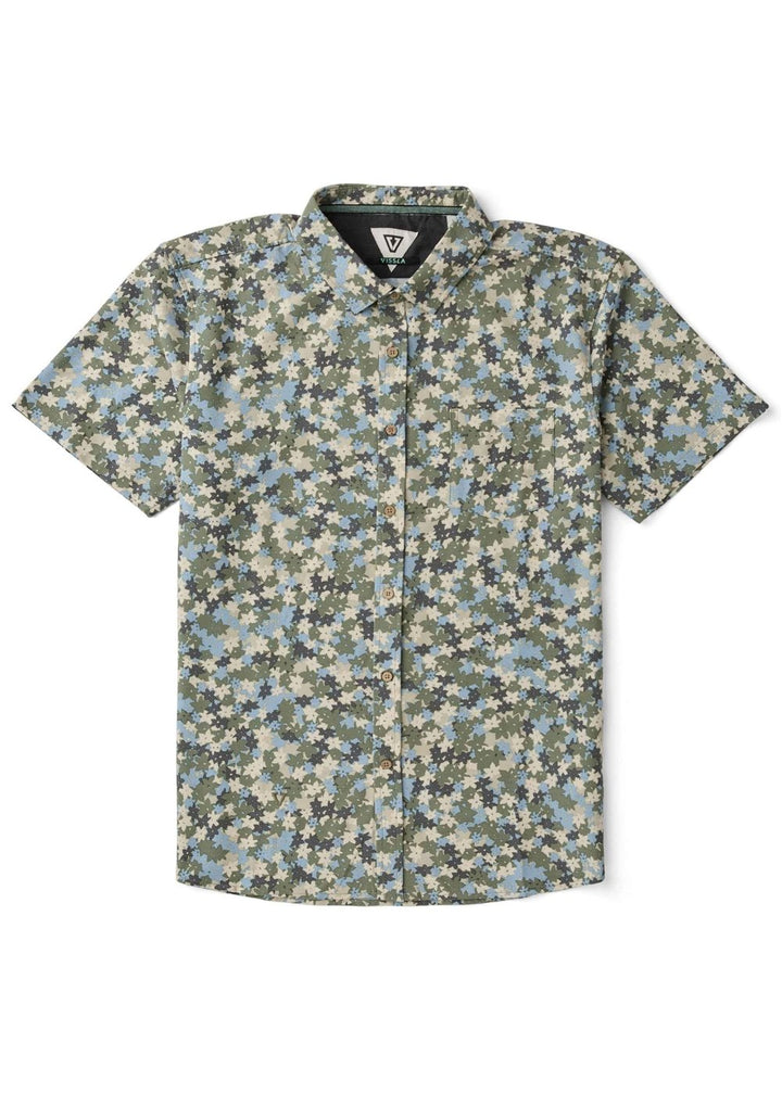 Vissla Jungalo Hybrid Eco Shirt in Army