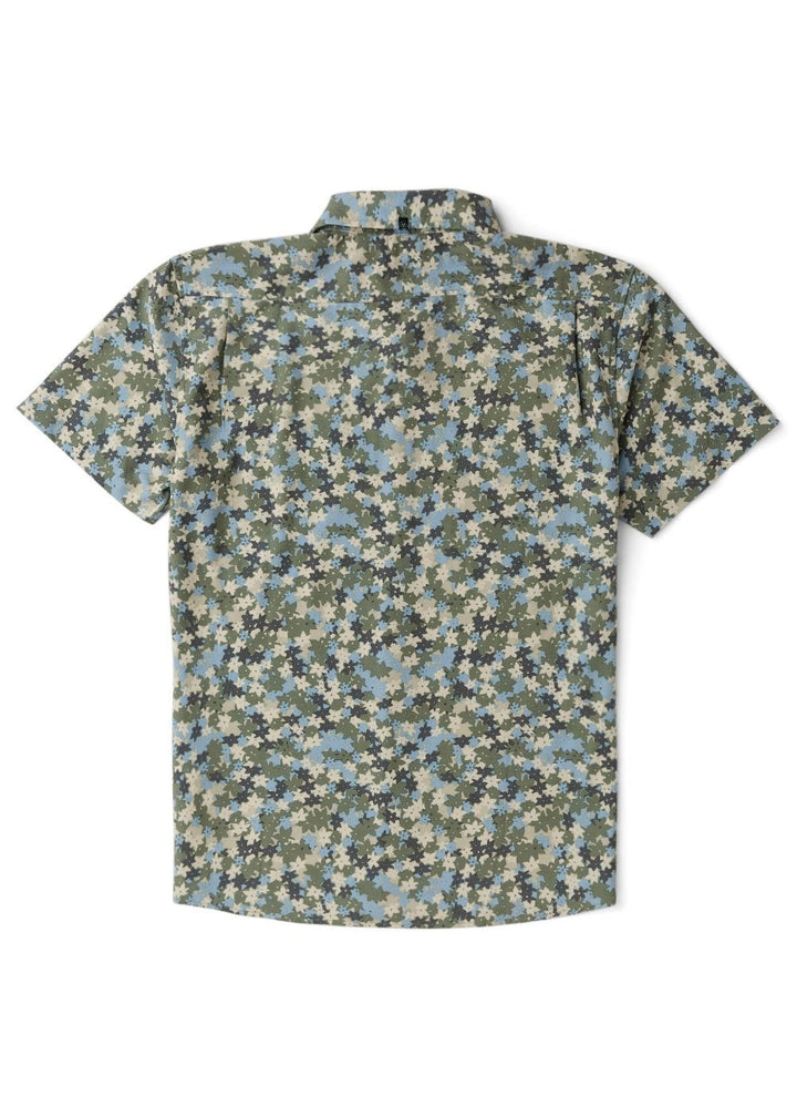 Vissla Jungalo Hybrid Eco Shirt in Army, view 3