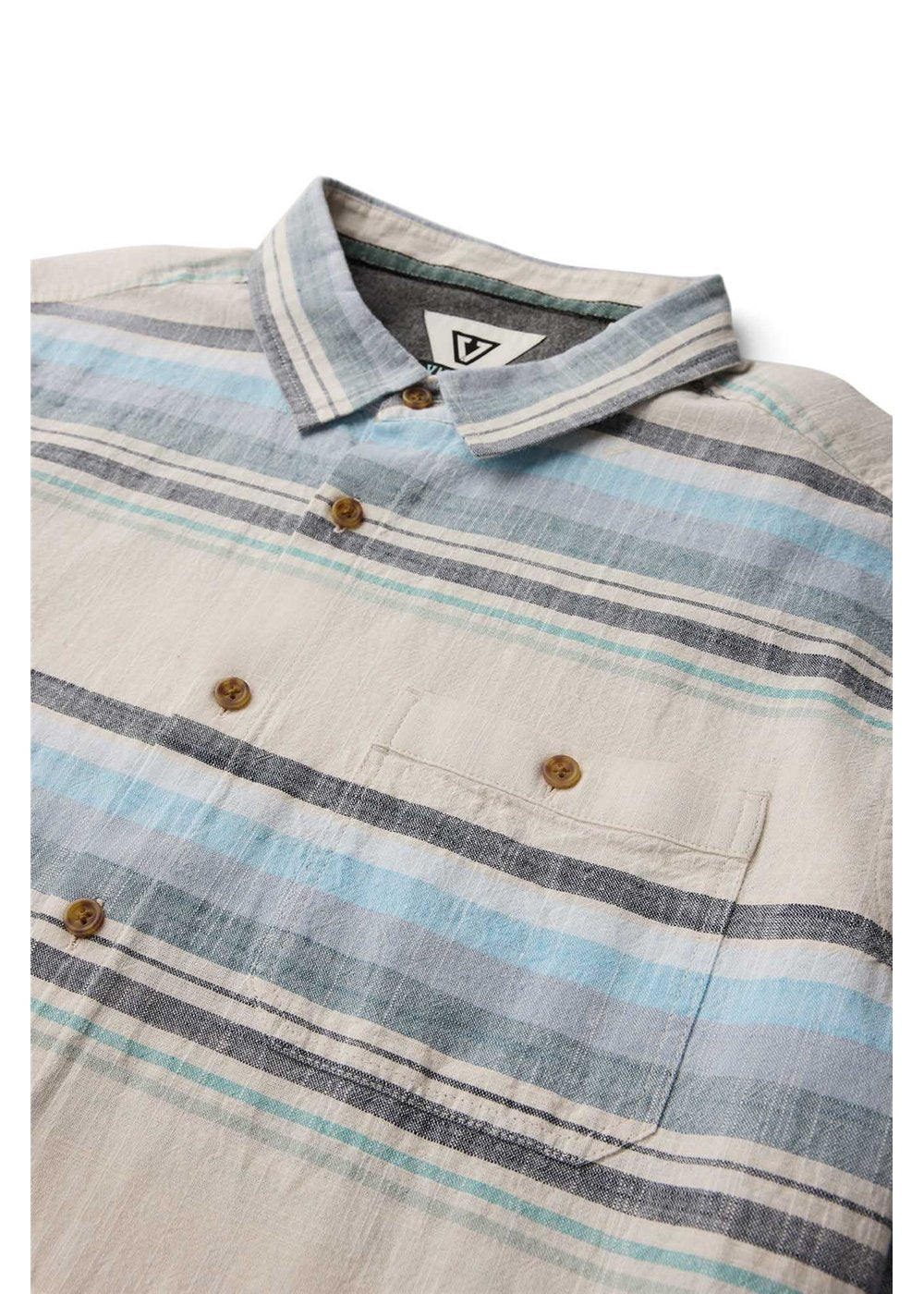 Vissla South Bound Eco Shirt in Pool Blue, view 2