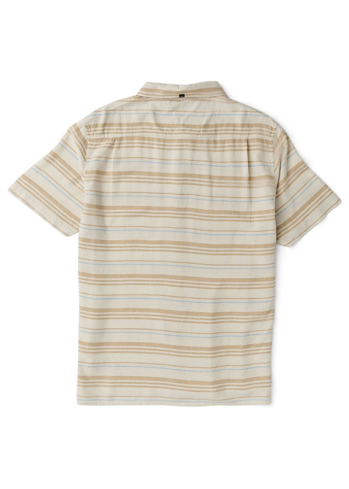 Vissla Grad Stripe Shirt in Dark Sand, view 3
