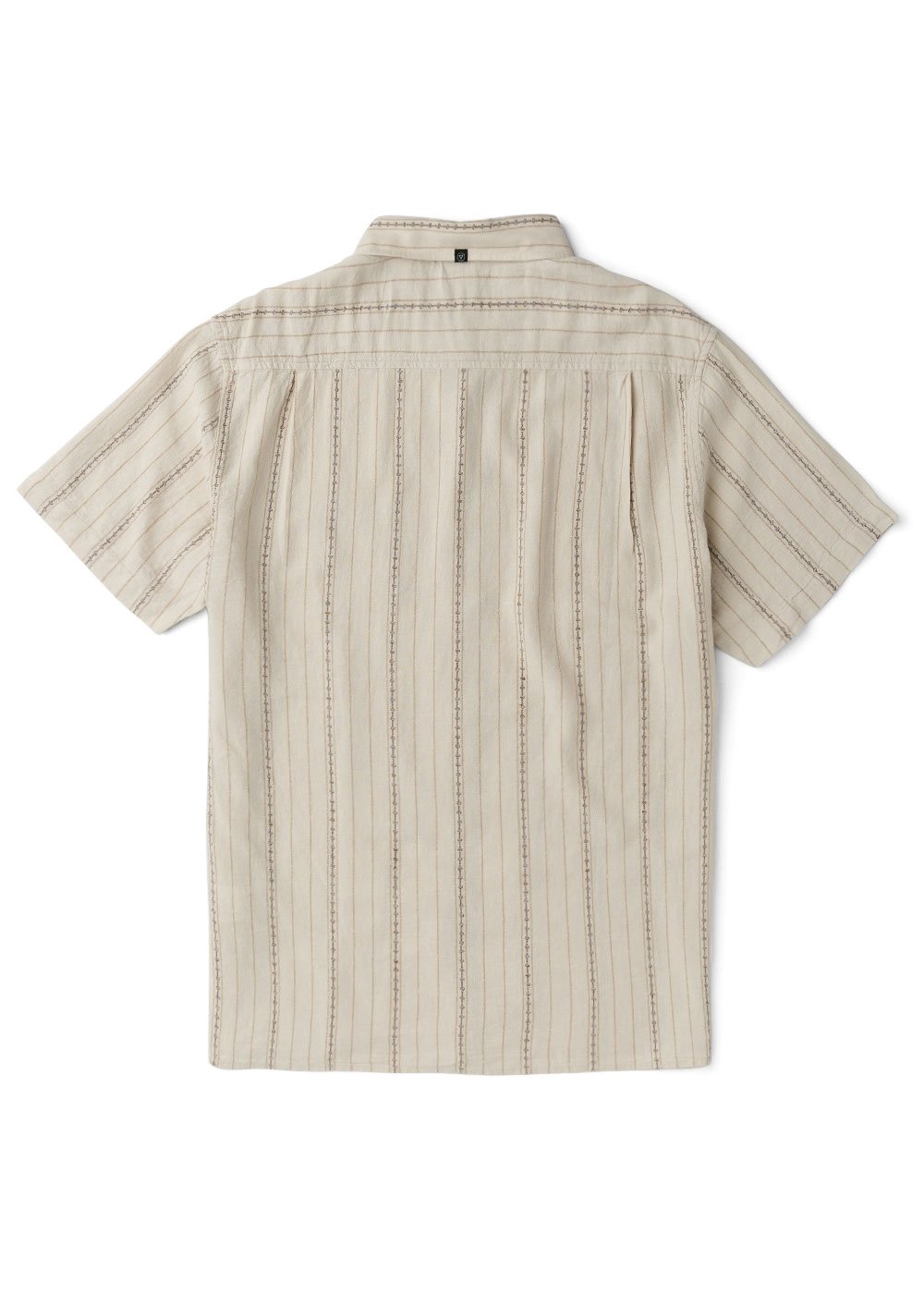 Vissla Linen Pin Shirt in Sand, view 3