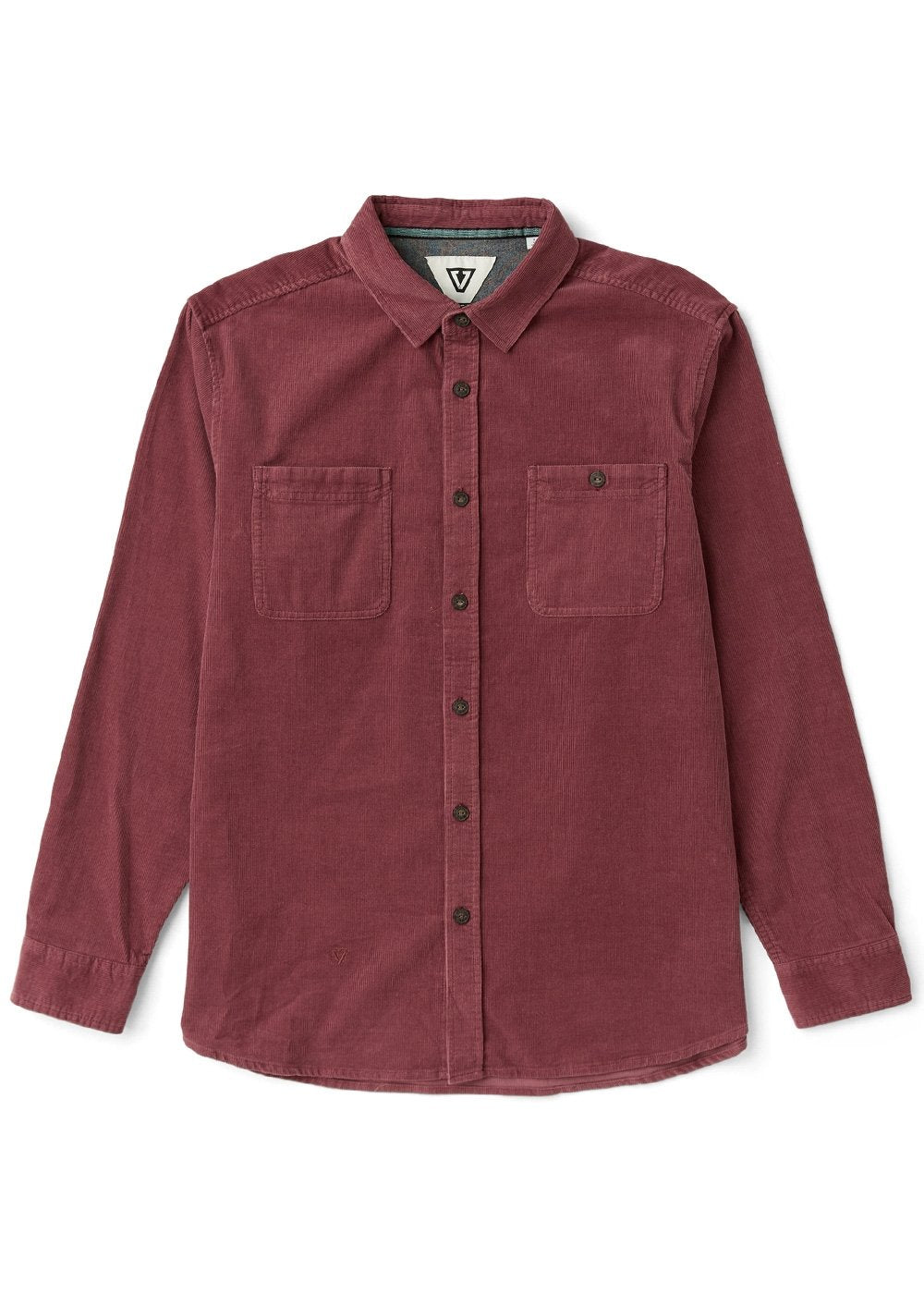 Vissla Rails Cord Ls Shirt in Fig