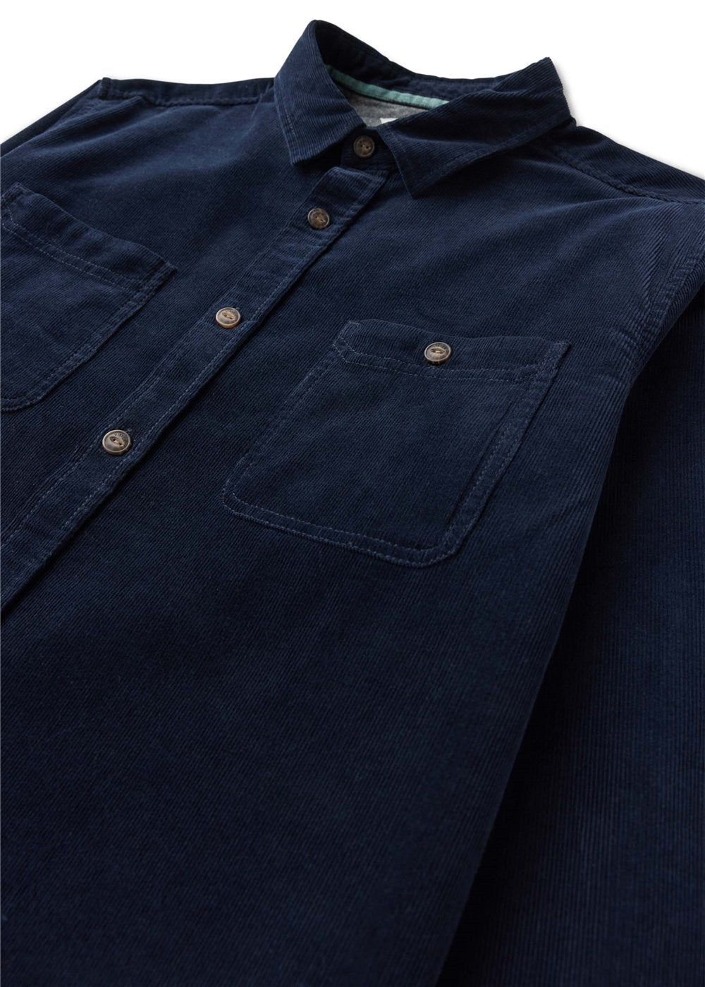 Vissla Rails Cord Ls Shirt in Dark Naval, view 6
