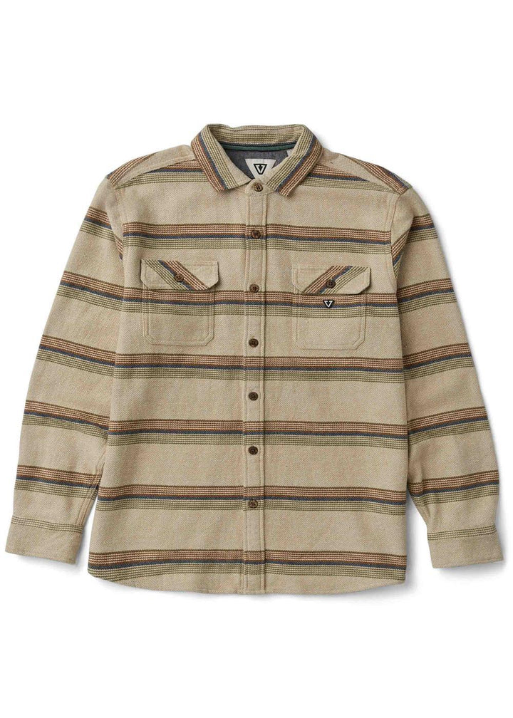 Vissla Descanso Heavy Flannel in Bone 2
