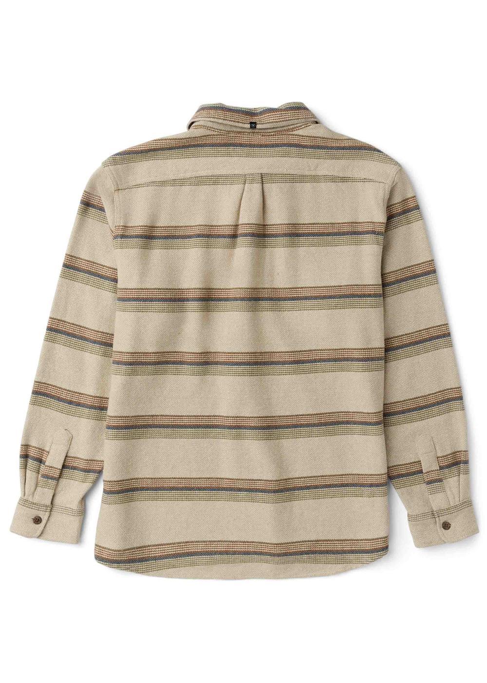 Vissla Descanso Heavy Flannel in Bone 2, view 2