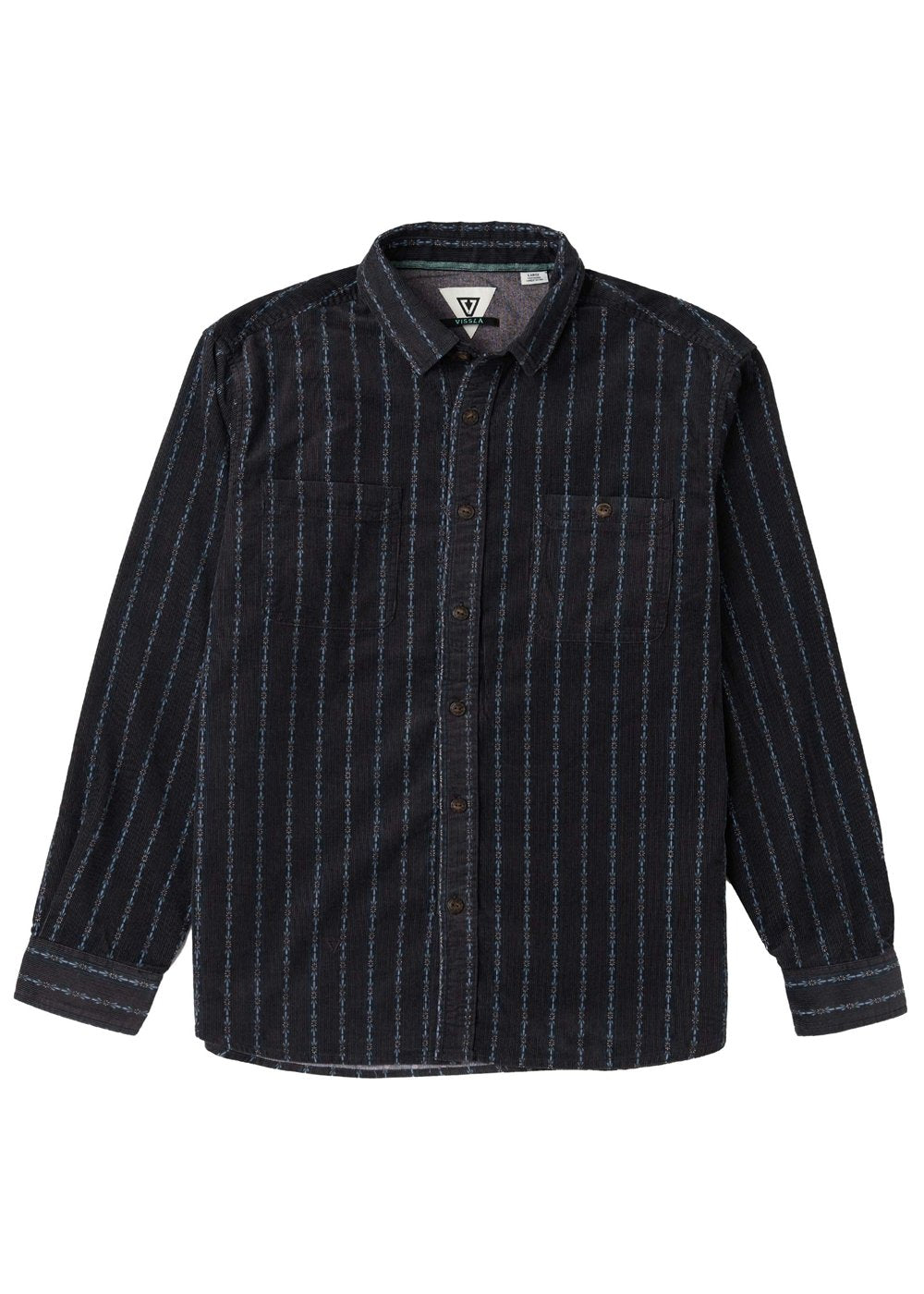 Rails Cord Printed Eco Ls Shirt