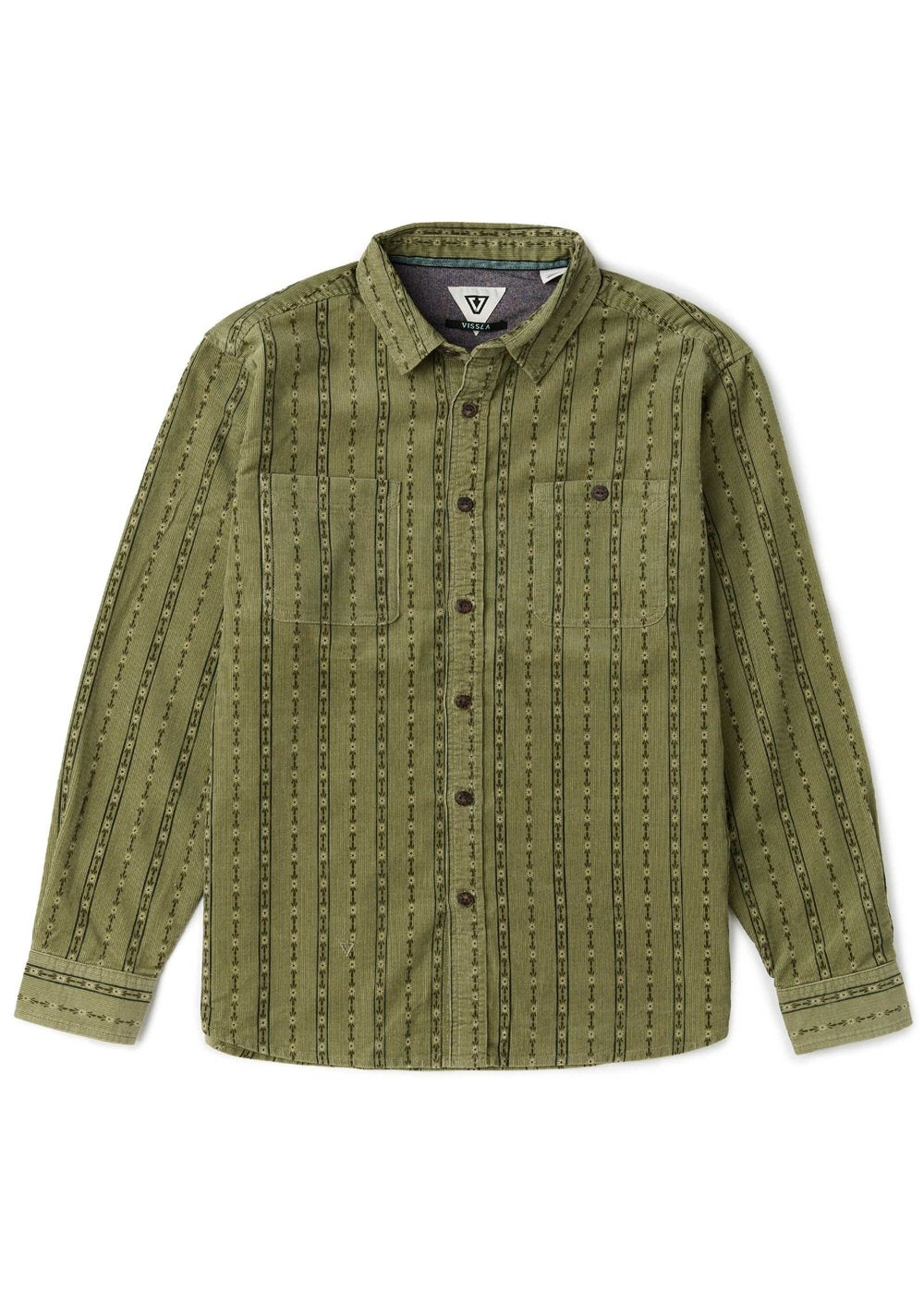 Rails Cord Printed Eco Ls Shirt