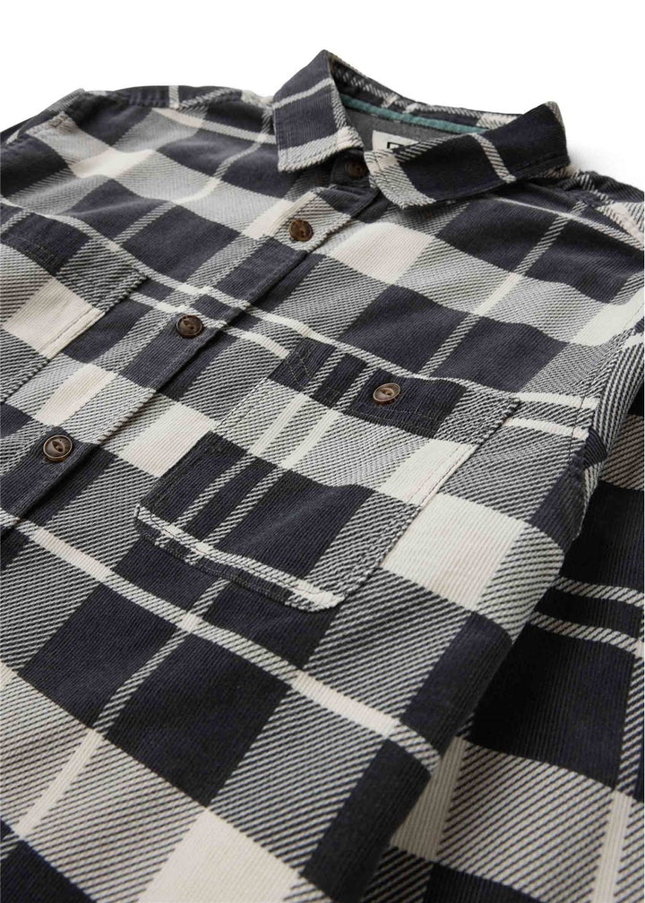 Rails Cord Printed Eco Langarmhemd