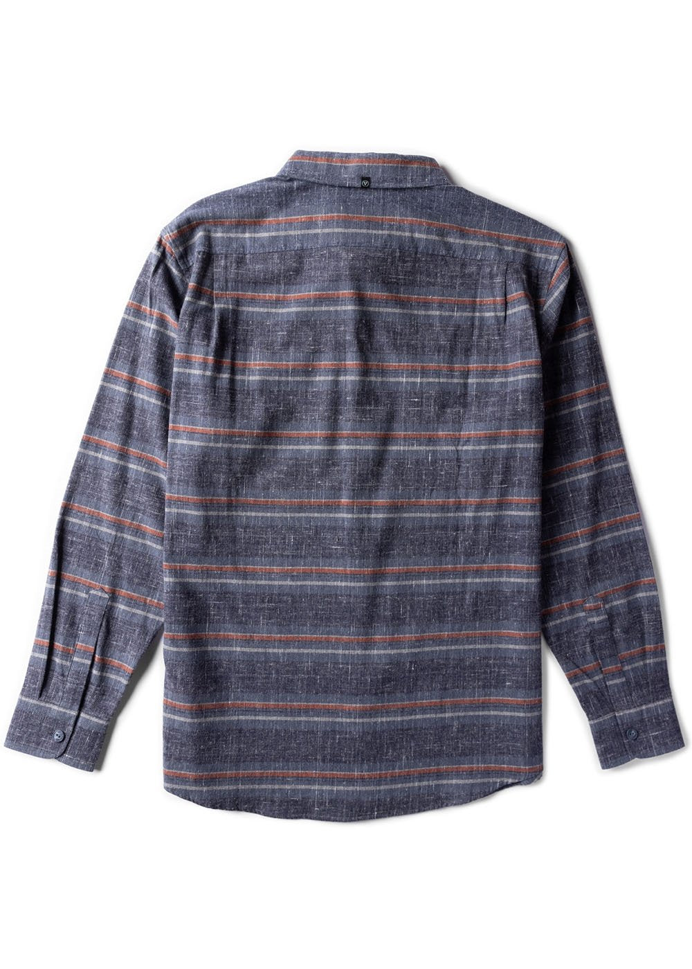 Vissla Central Coast Eco Ls Flannel in Navy Heather, view 2
