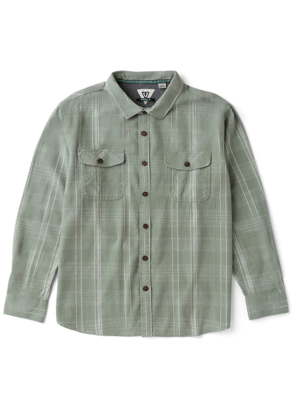 Vissla Central Coast Eco Flannel in Aloe