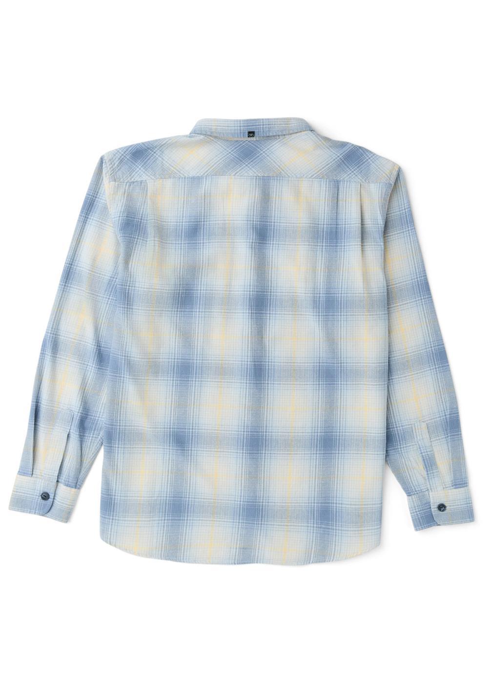 Vissla Central Coast Eco Flannel in Denim, view 2