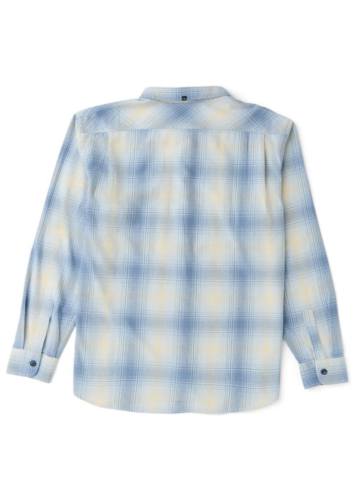 Vissla Central Coast Eco Flannel in Denim, view 2