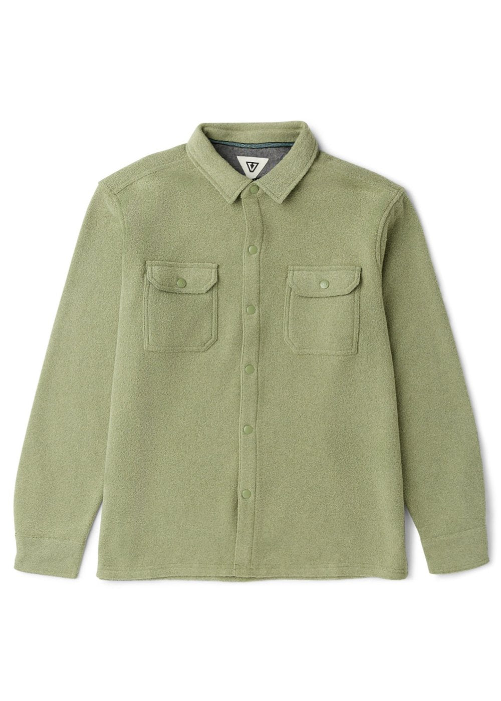 Vissla Looper Polar Terry Eco Shirt in Sage