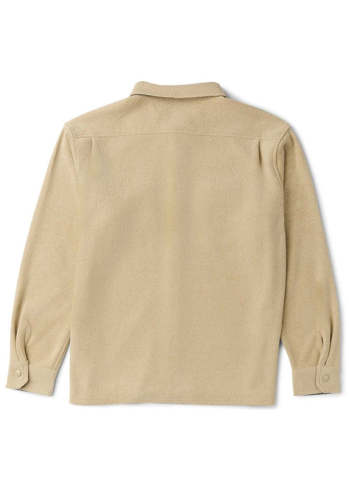Vissla Looper Polar Terry Eco Shirt in Light Khaki, view 2