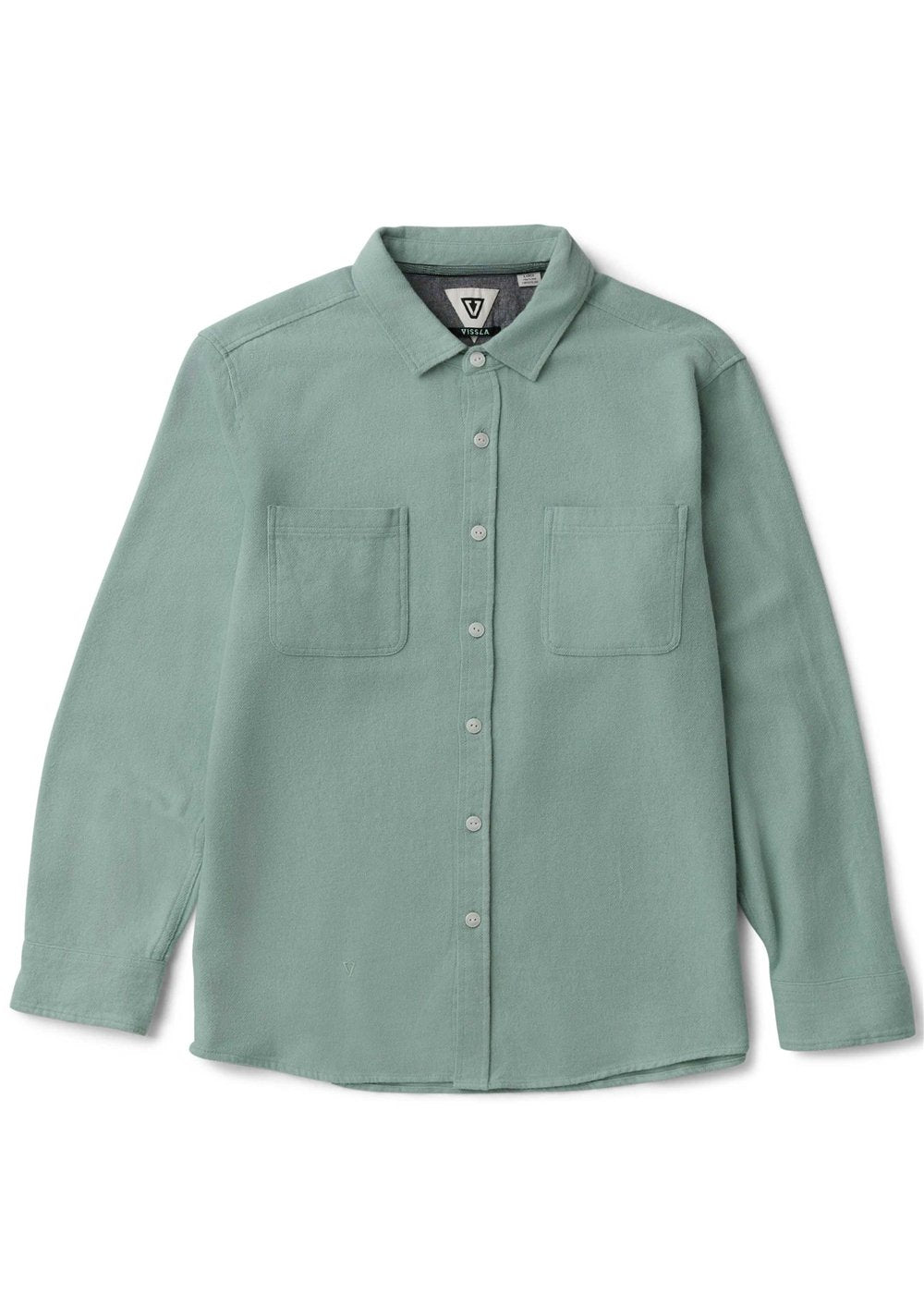 Vissla Shaper Eco Ls Flannel in Aloe