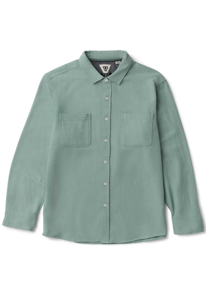 Vissla Shaper Eco Ls Flannel in Aloe