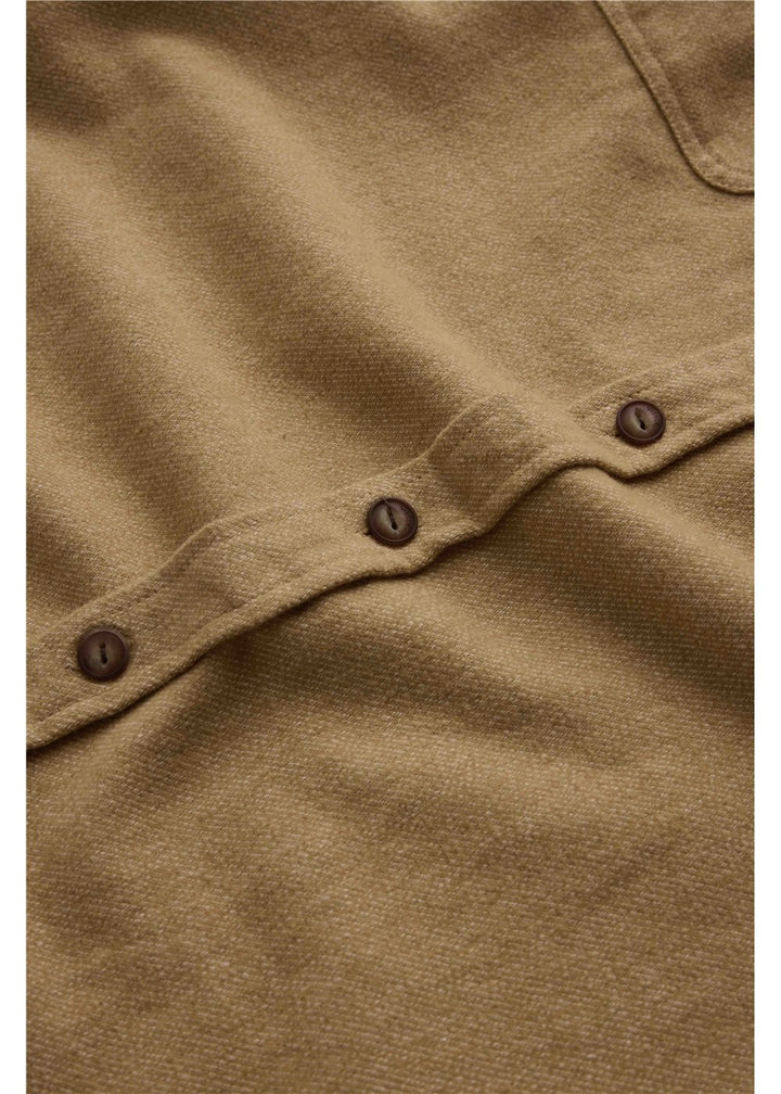 Vissla Shaper Eco Ls Flannel in Dark Sand, view 3