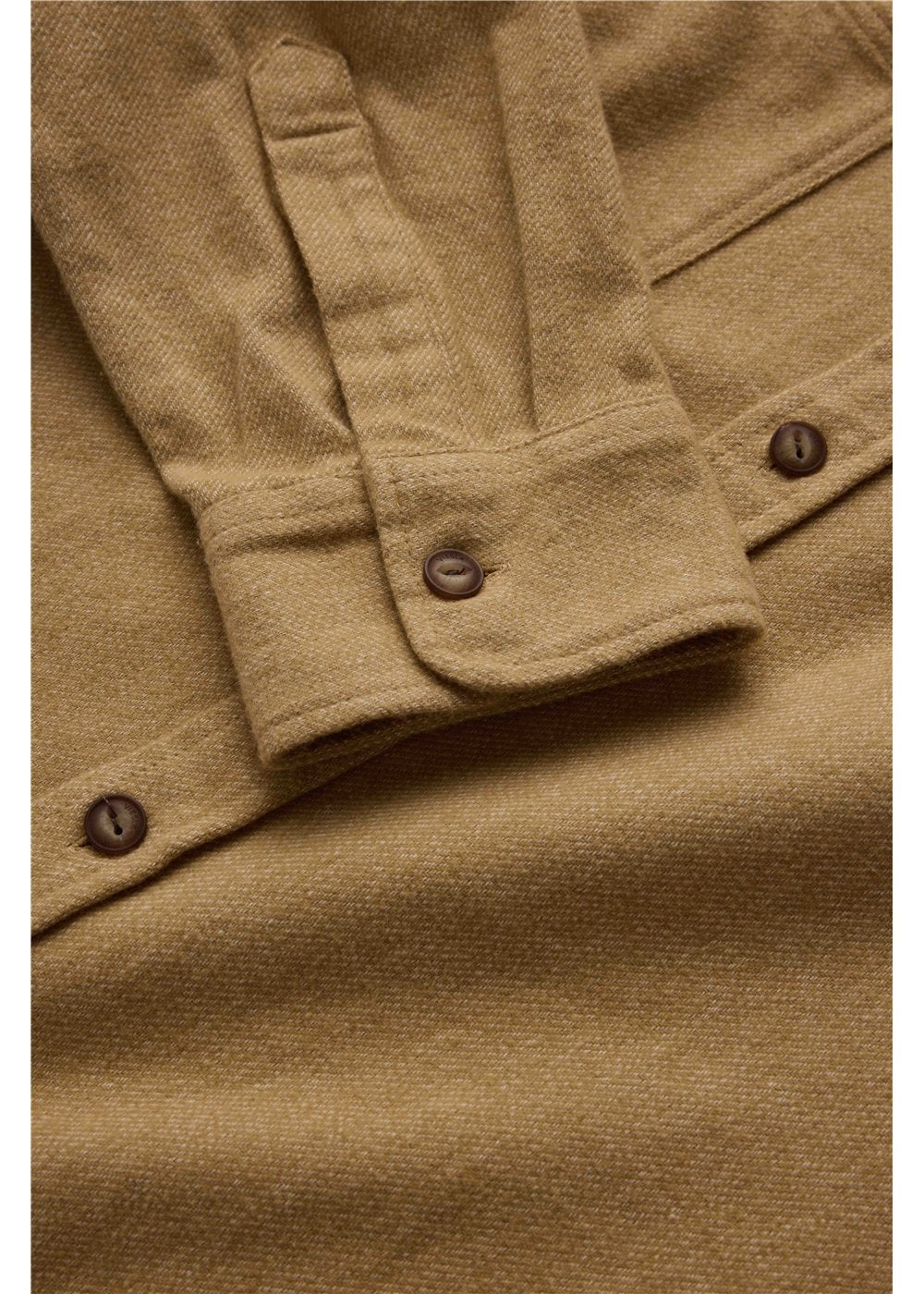 Vissla Shaper Eco Ls Flannel in Dark Sand, view 4