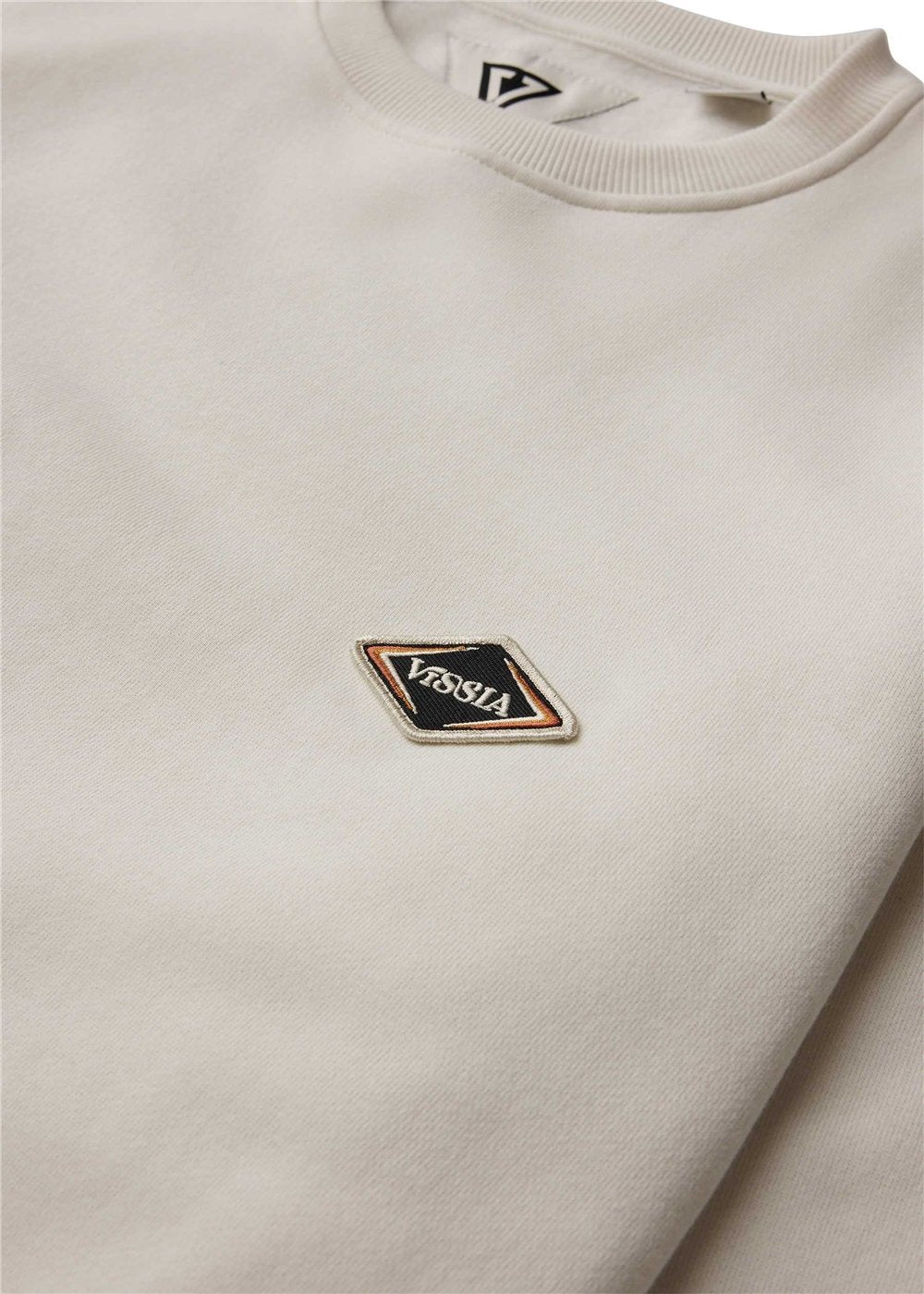 Vissla Solid Sets Eco Crew in Vintage White, view 3