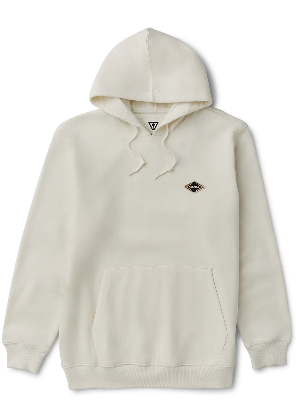 Vissla Solid Sets Eco Hoodie in Vintage White