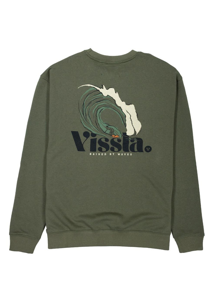 Raised Crew Neck Fleece