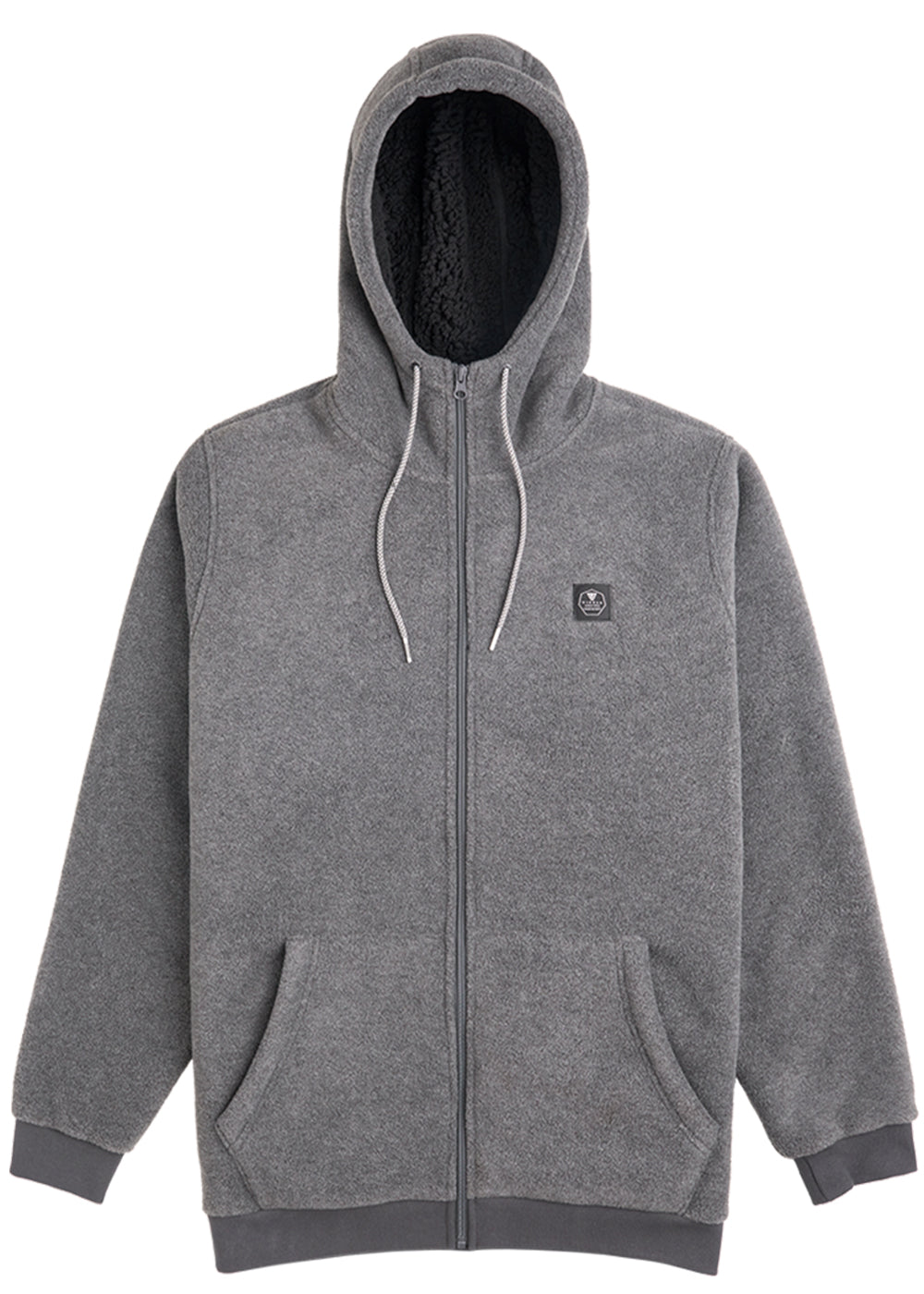 Eco-Zy Polar Zip Hoodie Fleece, CHA