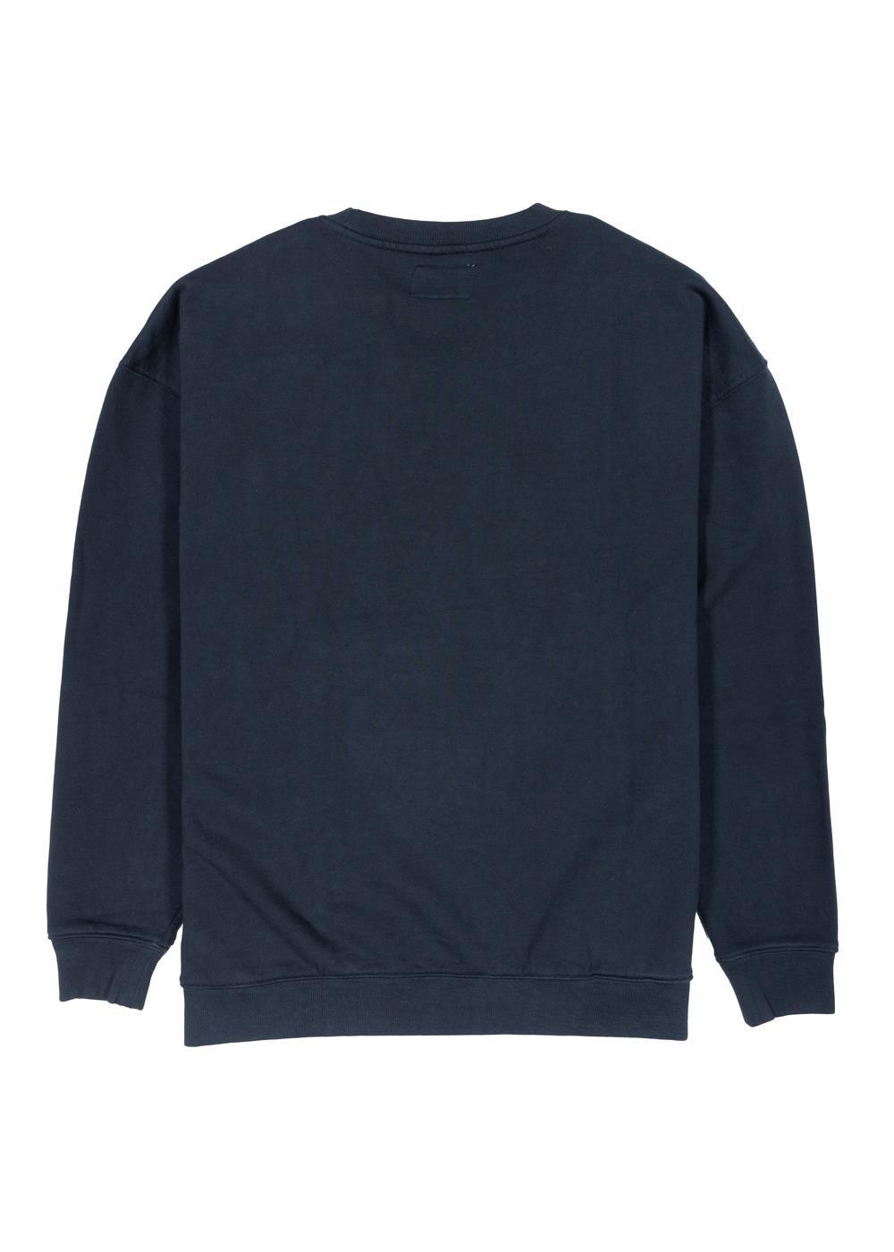 Vissla Red Hot Eco Fleece Crewneck in Black, view 2