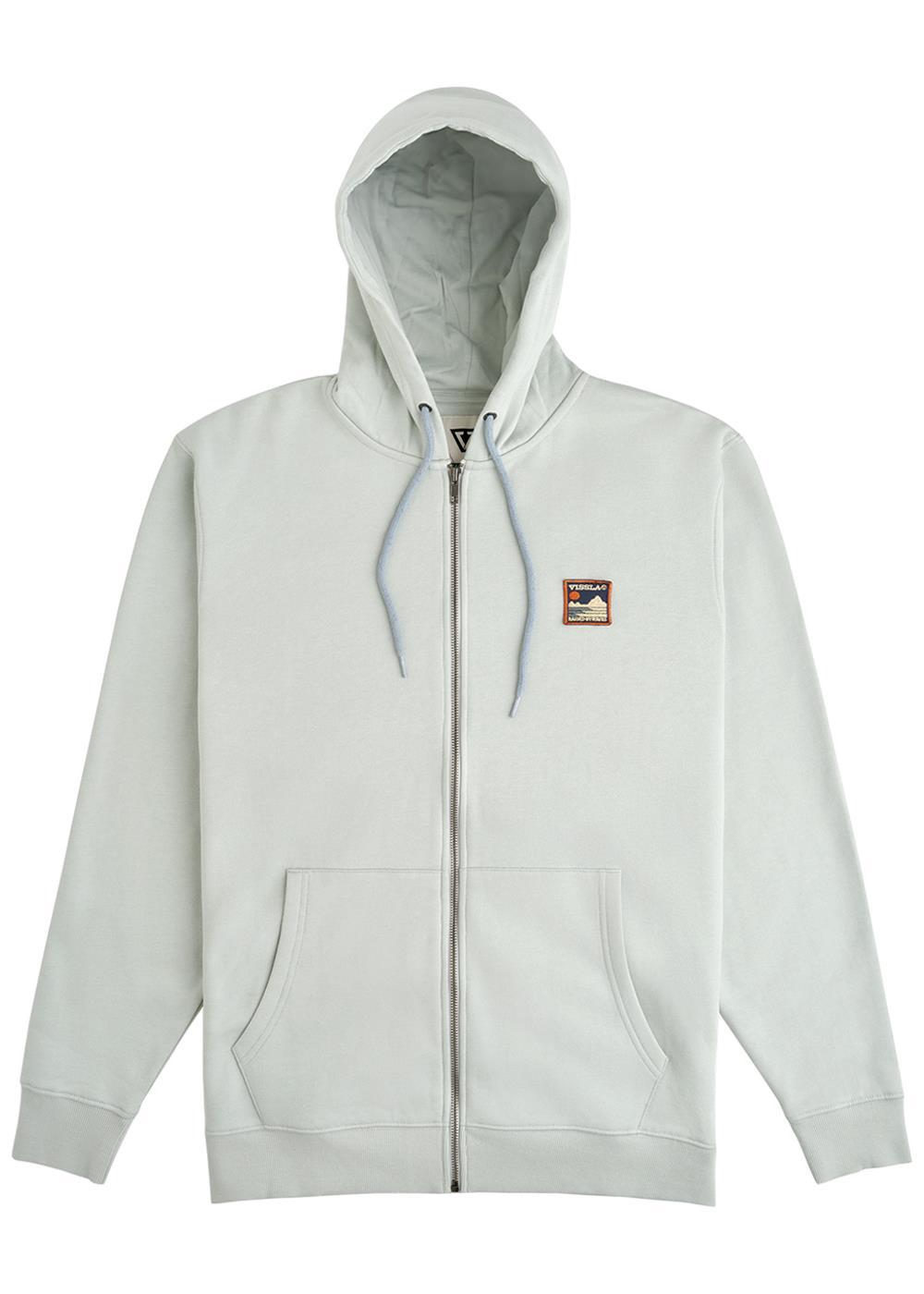 Mix Patch Zip Hood Fleece