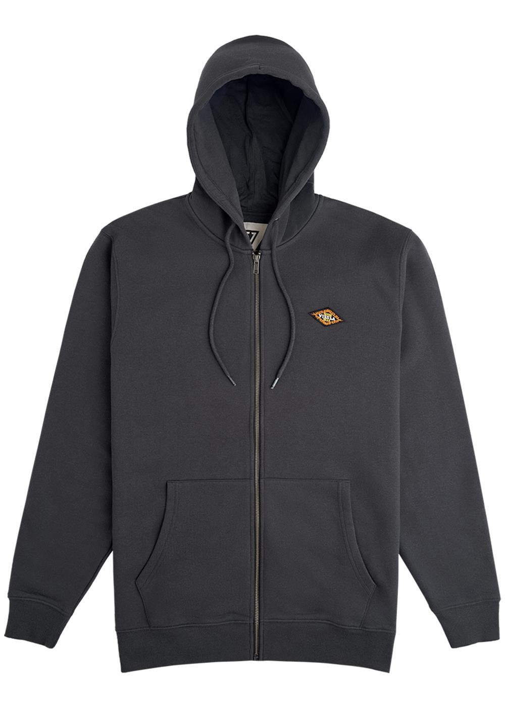 Mix Patch Zip Hood Fleece