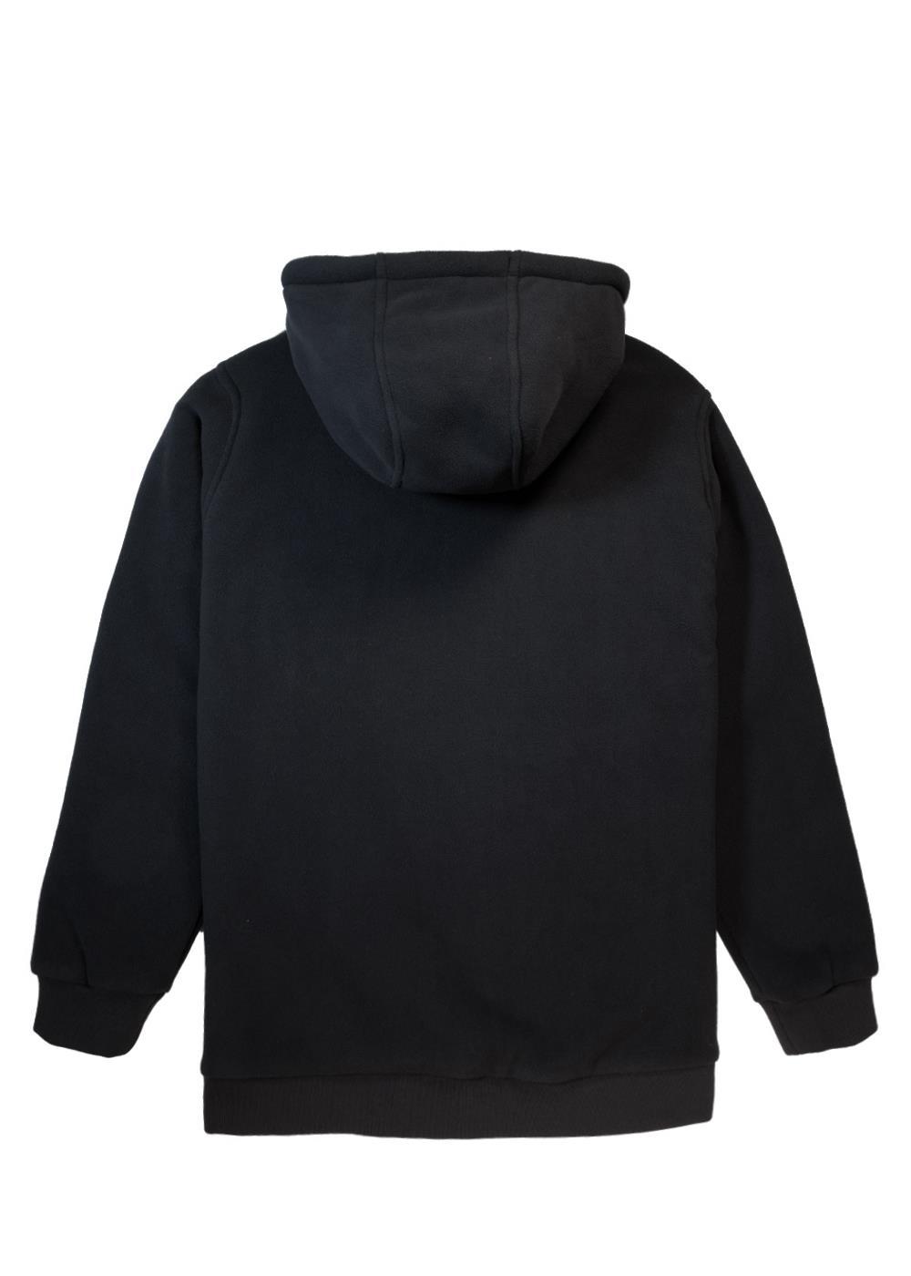 Eco-Zy Polar Zip Hoodie BLK