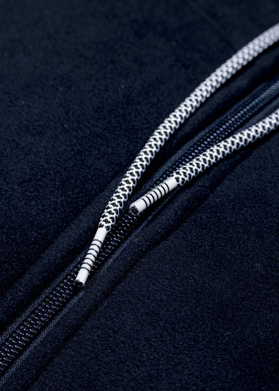 Eco-Zy Polar Zip Hoodie BLK