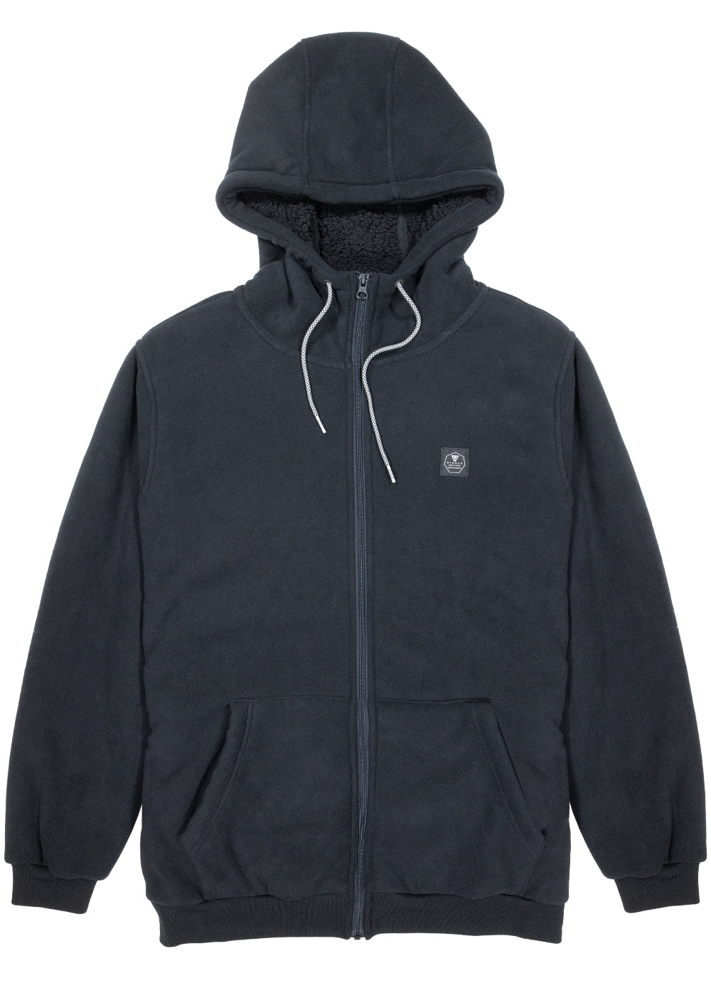 Eco-Zy Polar Zip Hoodie BLK