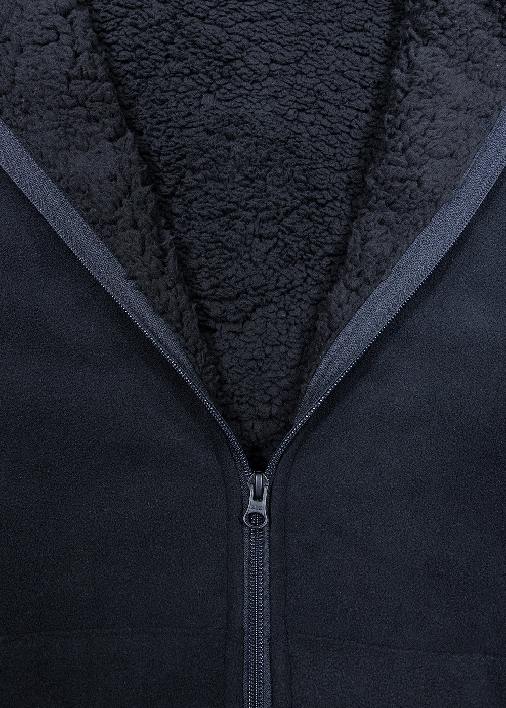 Eco-Zy Polar Zip Hoodie BLK
